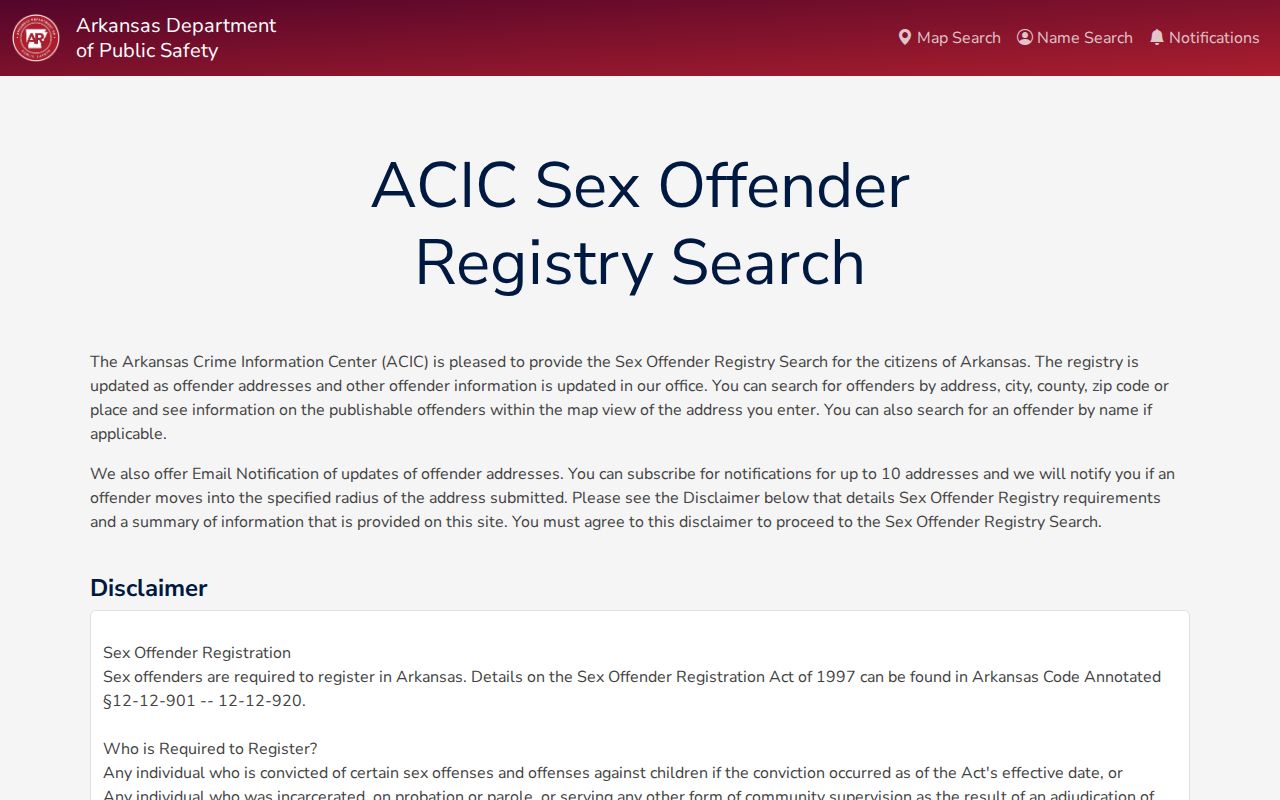 Mississippi County criminal history Arkansas sex offender registry search